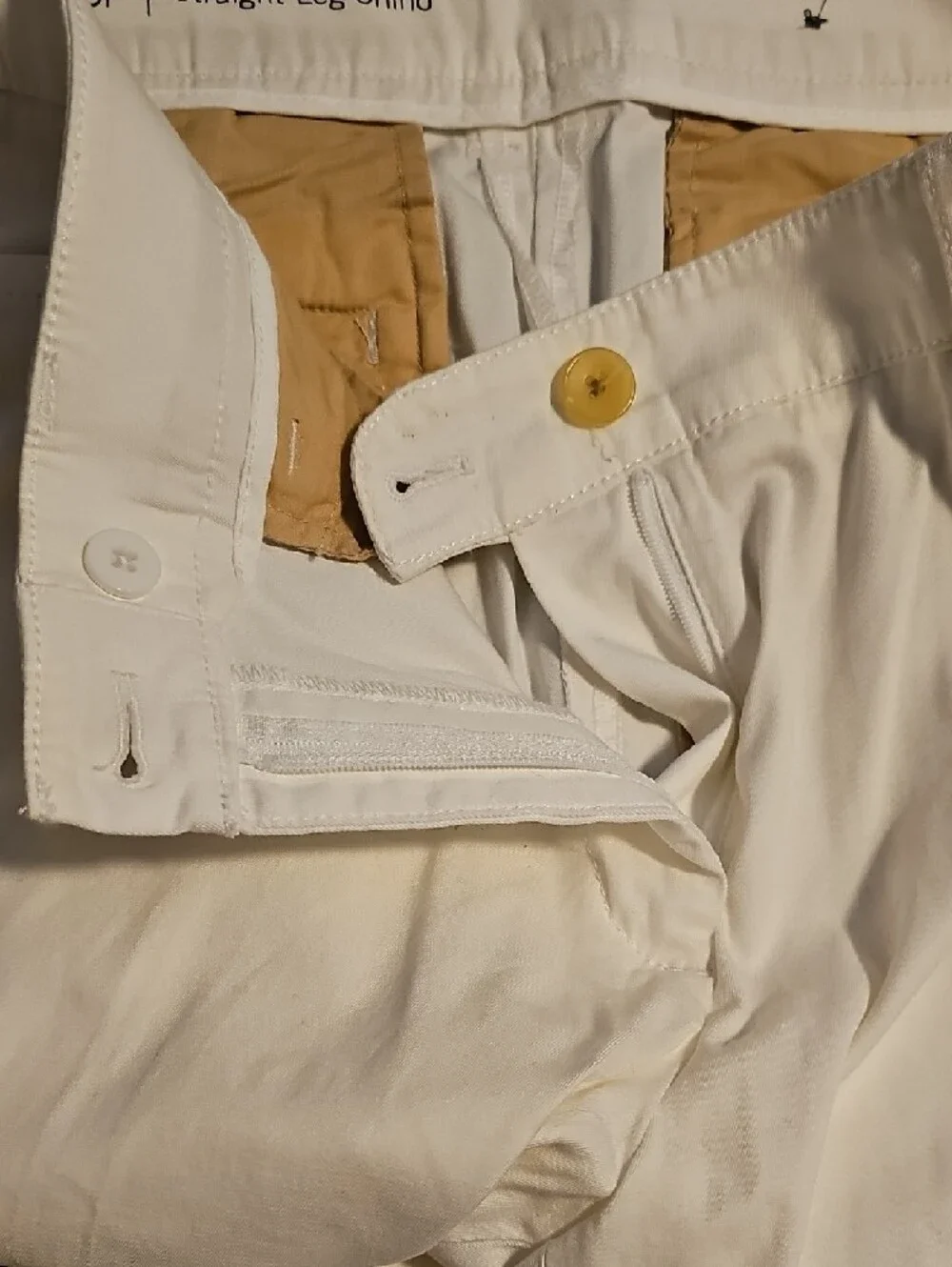 Talbots White Straight Leg Jeans - Picture 4 of 4